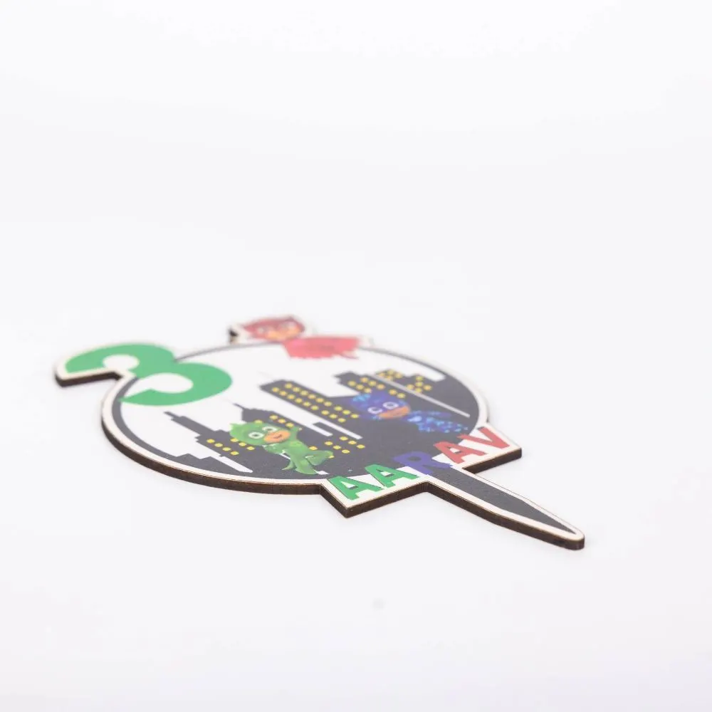 Buy Personalized MDF Printed Cake Topper